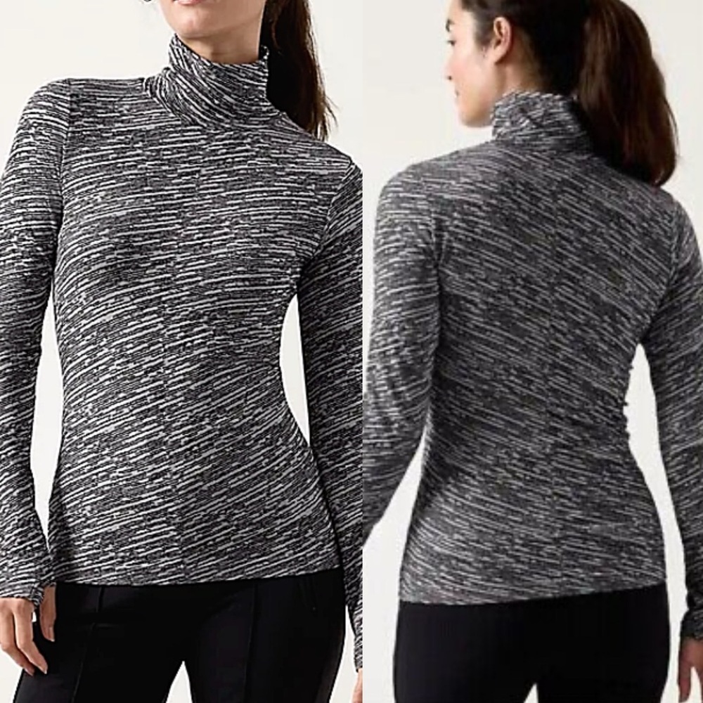 Athleta NWOT Flurry Seamless Turtleneck size Medium